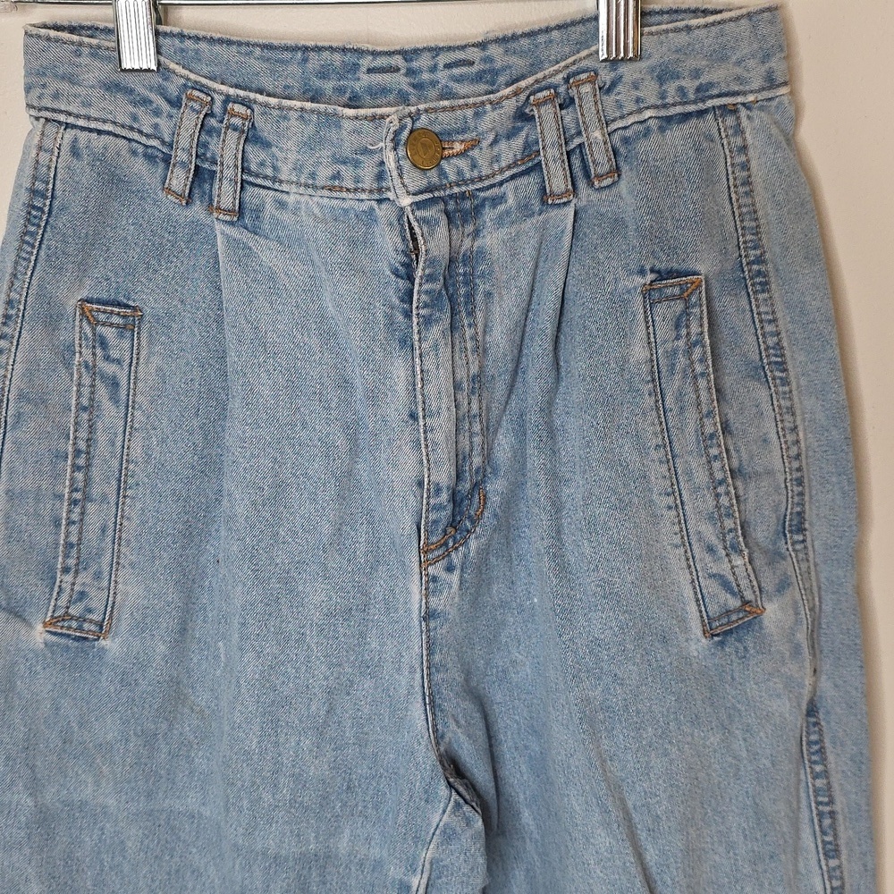 Liz Wear Vintage 80s 90s Light Blue Women's Jeans Sz 4 - Picture 2 of 9
